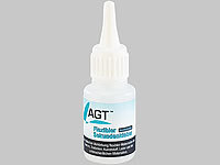AGT Elastischer Sekundenkleber mit Dosierspitze, 20-g-Flasche, transparent; Klebesticks für Heißklebepistolen 