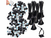 AGT Kabelbinder Klebesockel, Kabelbinder für Außenbereich