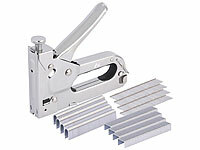 AGT Werkzeuge Tacker, Hand-Tacker, Tacker für Tackerklammern