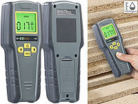 AGT Digitaler 4in1-Feuchtigkeits-Detektor mit nicht-invasiver Messung, LCD; Multi-Detektor für Metall, Strom und Holz Multi-Detektor für Metall, Strom und Holz Multi-Detektor für Metall, Strom und Holz 